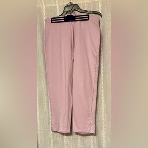 Hearts of Palm Lavender colored, cropped sweater pants rhinestone embellishments